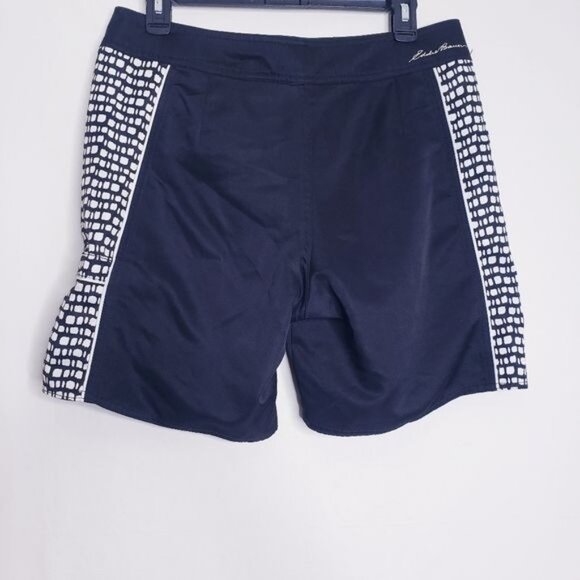 Eddie Bauer Black & White Swim Trunks Shorts Men's Size Small - Picture 4 of 9